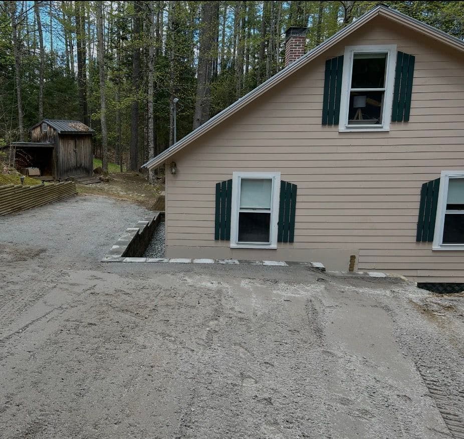Retaining Wall and Drainage Done Right in Norway, ME