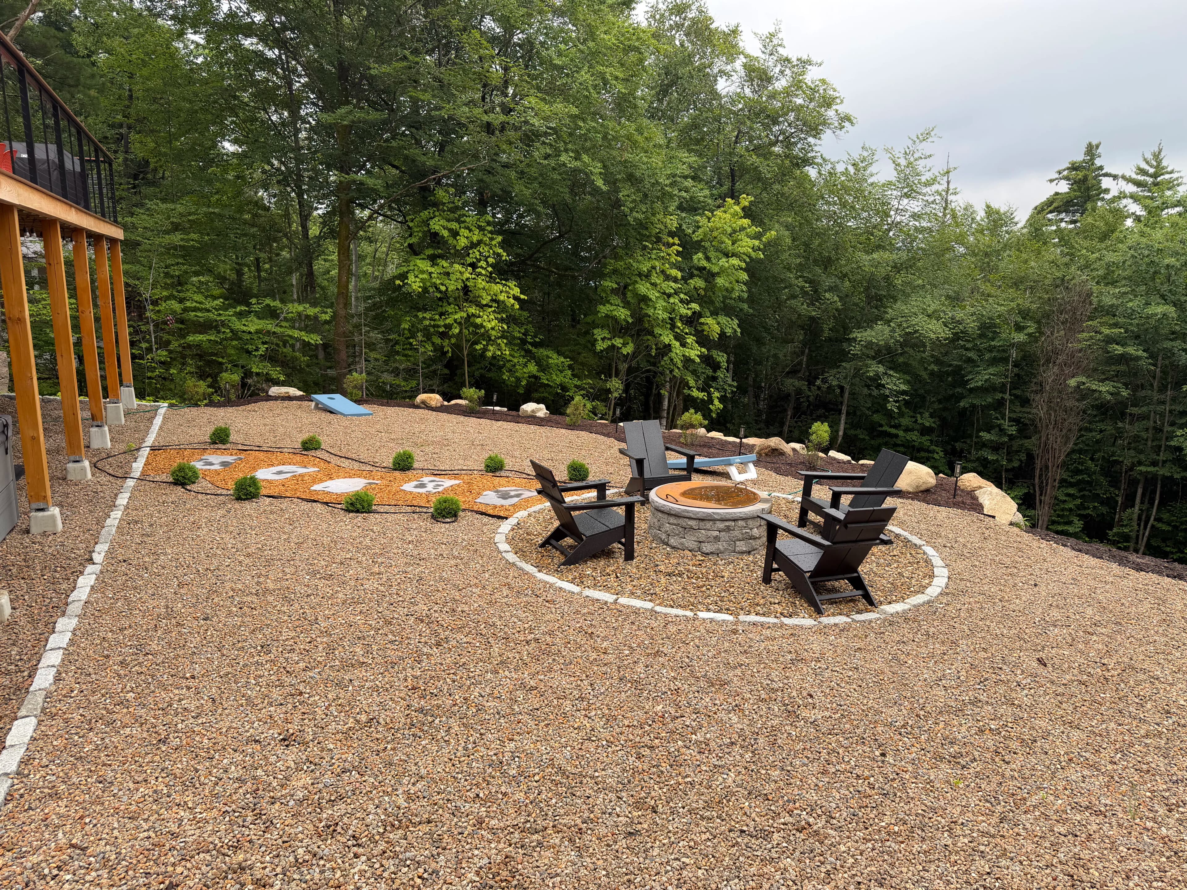 Project Fire Pit Gathering Space Done Right in Conway NH image