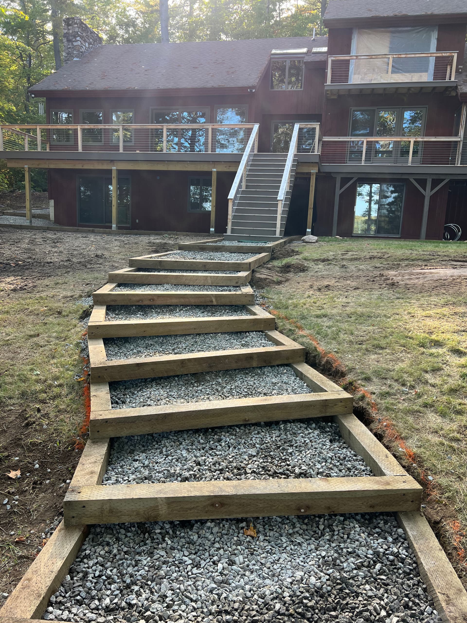 Timber Frame Steps for a Cozy Retreat